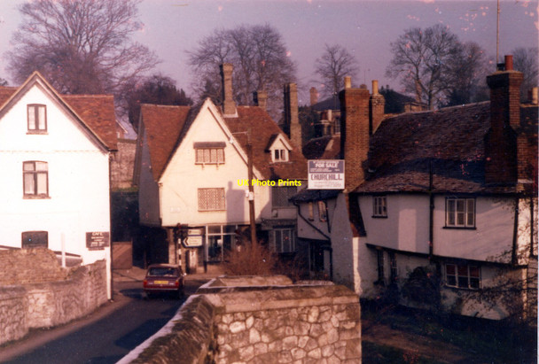 Photo 6"x4" Aylesford Bridge and The George, Aylesford Aylesford c1974