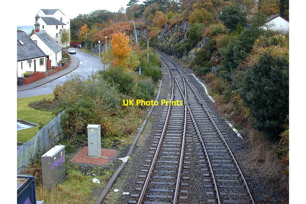 Photo 6"x4" Railway exit from Kyle of Lochalsh Kyle of Lochalsh\/Caol Loch Ailse c2003