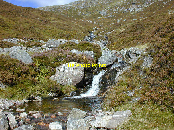 Photo 6"x4" Crossing point on the Allt Coire na h-Eirghe Kinlochmore c2003