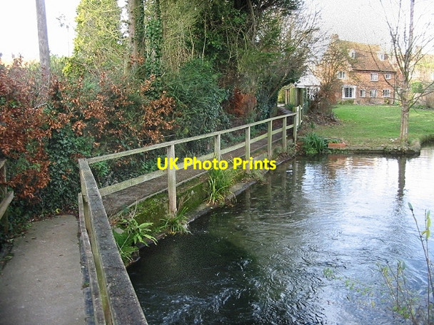 Photo 6"x4" Footpath across the Little Stour Littlebourne c2007