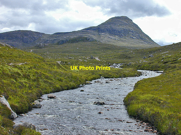 Photo 6"x4" Abhainn a' Gharbh Choire Talladale c2002