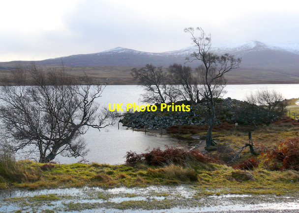 Photo 6"x4" Broch at Grummore Loch Naver c2008