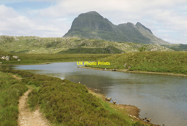 Photo 6"x4" The start of the River Kirkaig Fionn Loch\/NC1217 c1989