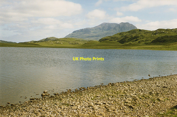Photo 6"x4" Fionn Loch shoreline Fionn Loch\/NC1217 c1989