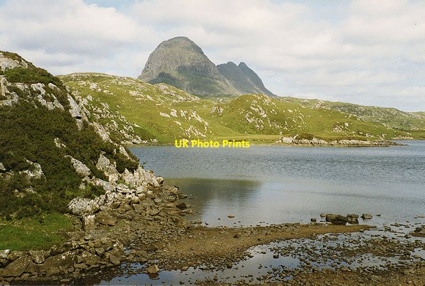 Photo 6"x4" The west end of Fionn Loch Loch Uidh na Ceardaich c1989