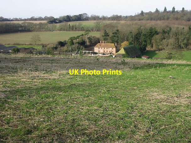 Photo 6"x4" Shingleton Farm from Thornton Lane Knowlton\/TR2853 c2008