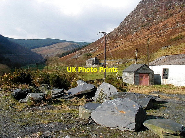 Photo 6"x4" Quarry debris at Aberllefenni Aberllefenni c2005