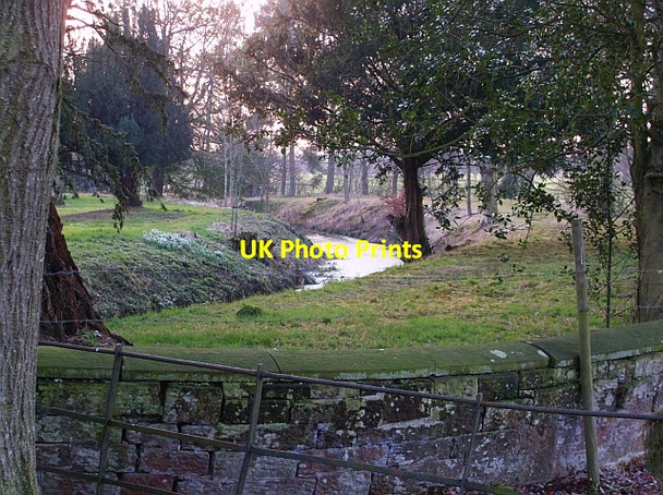 Photo 6"x4" Moat at Scaleby Castle Barclose c2008