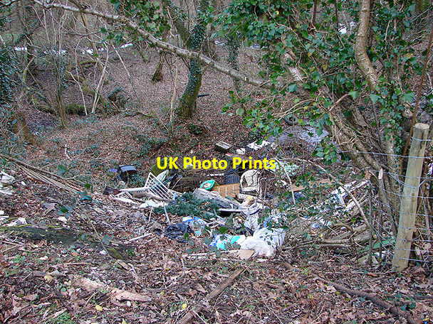Photo 6"x4" Fly tipping in Dyffryn Rheidol Glanrafon\/SN6180 c2008