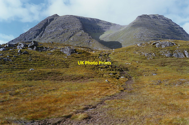 Photo 6"x4" The Beinn Alligin path Rechullin c1994