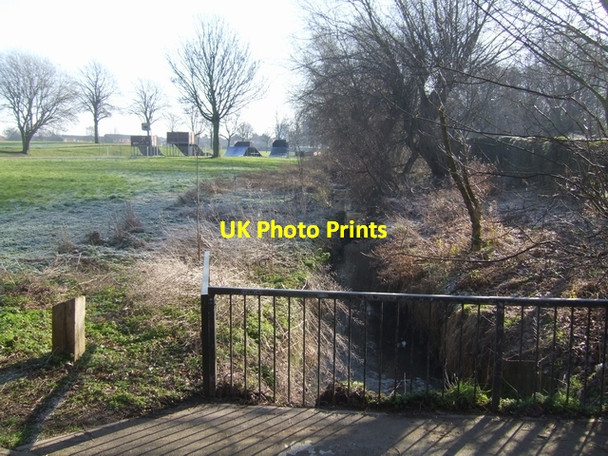 Photo 6"x4" Smestow Brook in Fowler's Fields Wolverhampton c2008