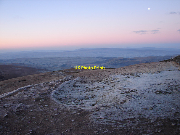 Photo 6"x4" Dawn viewed from Pen-y-ghent summit Brackenbottom c2007