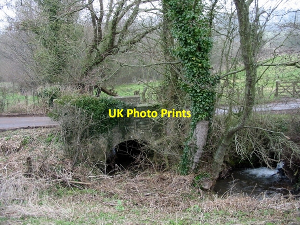 Photo 6"x4" Bridge over Bathford Brook Compton Dando c2008
