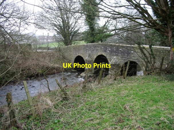 Photo 6"x4" Bridge over the River Chew Compton Dando c2008