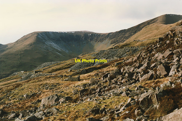 Photo 6"x4" Western flanks of Y Gyrn Rhyd-Ddu\/SH5652 c1996