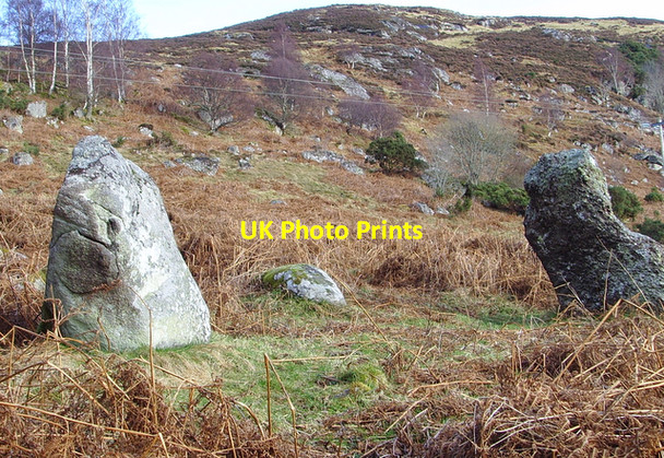 Photo 6"x4" Stone circle Little Torboll c2008