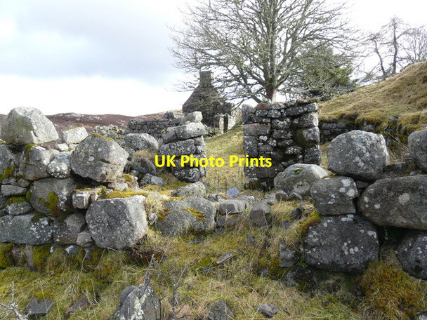 Photo 6"x4" Abandoned croft, Little Rogart Little Rogart c2008