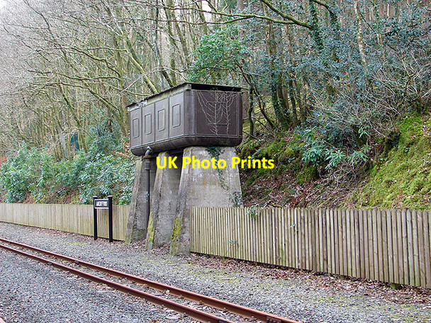 Photo 6"x4" Old locomotive watering tank at Aberffrwd Aberffrwd\/SN6878 c2008