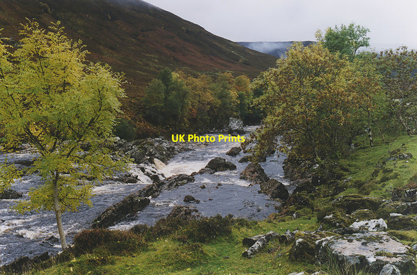 Photo 6"x4" Waterfall on the Abhainn Bruachaig Incheril c1997