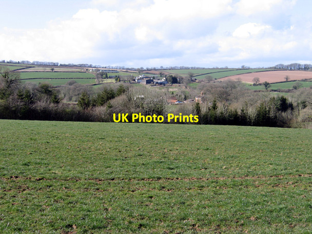 Photo 6"x4" View towards Tedbridge, Bradninch, Devon Livingshayes c2008