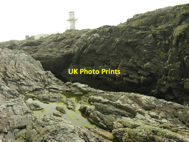 Photo 6"x4" Haskeir Lighthouse Haskeir Island\/Eilean Hasgeir c2005