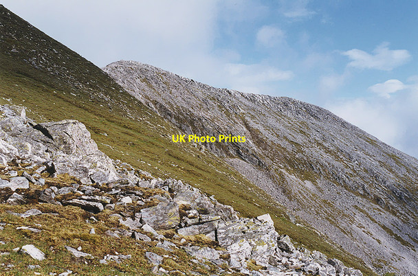 Photo 6"x4" Western slopes of Na Gruagaichean Kinlochmore c1998