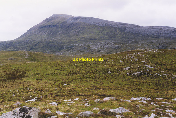 Photo 6"x4" Moorland between Canisp and the Cam Loch Elphin\/NC2111 c1998