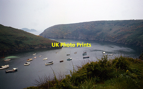 Photo 6"x4" Solva Harbour Lower Solva c1970