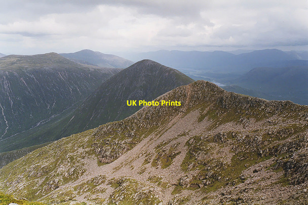 Photo 6"x4" View east from Ben Starav Ben Starav c1998