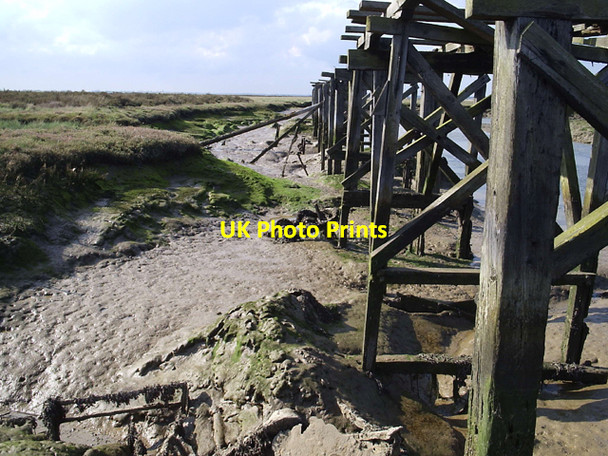 Photo 6"x4" Jetty to nowhere Lee-over-Sands c2005