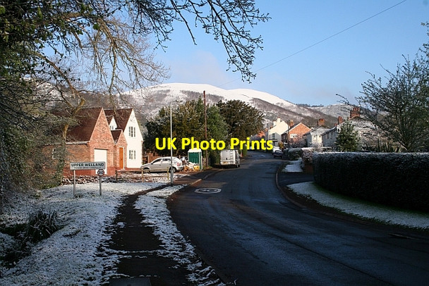 Photo 6"x4" Upper Welland in April Snow Marl Bank c2008