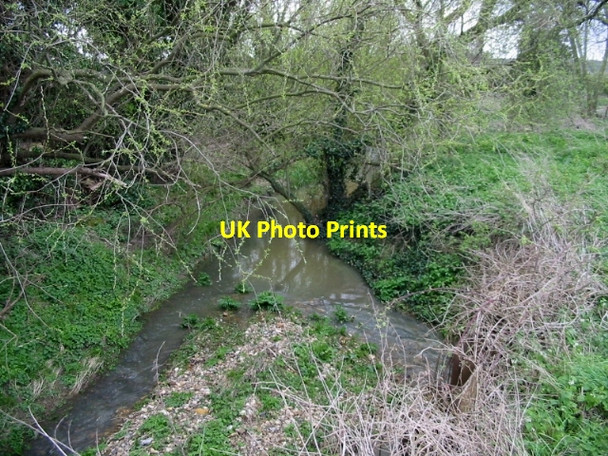Photo 6"x4" Stream near Bogshole Lane Clapham Hill c2008