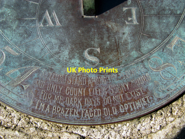 Photo 6"x4" Sundial, Mount Stewart [2] Greyabbey c2008