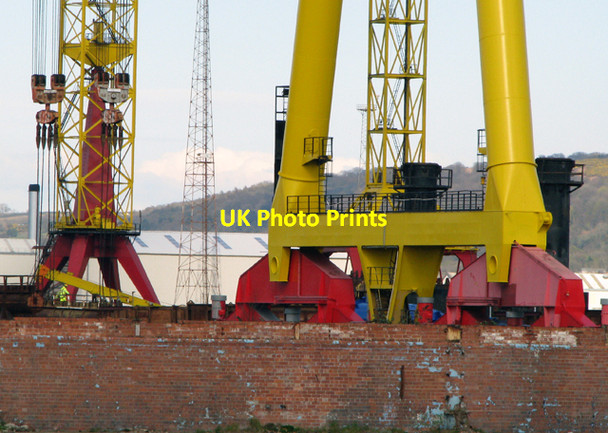 Photo 6"x4" Samson or Goliath? [detail] Belfast c2008