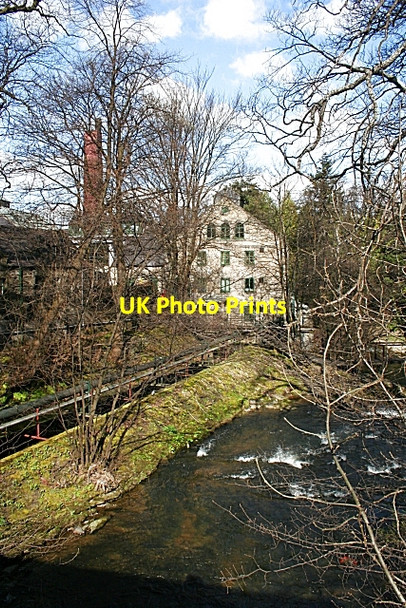 Photo 6"x4" River Isla and Glen Keith Distillery Keith c2008