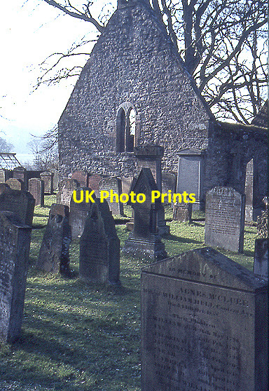 Photo 6"x4" Auld Kirk Graveyard Alloway c1964