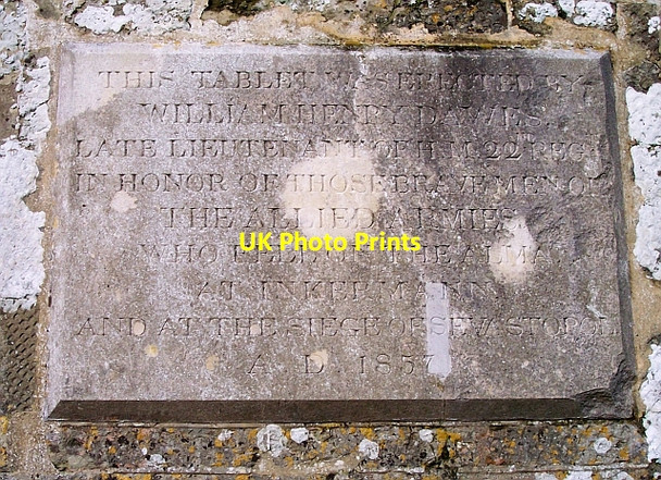 Photo 6"x4" Hoy Monument Plaque Chale c2005