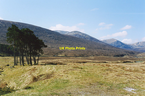 Photo 6"x4" View towards the Fannichs from near Loch Droma Lodhdrum c2004