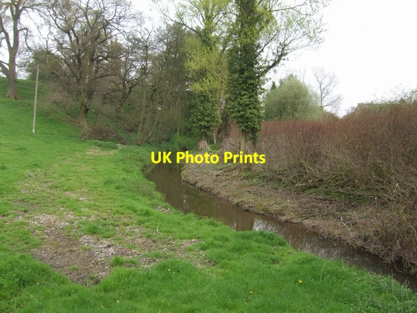 Photo 6"x4" Coal Brook upstream of Peatswood Lodge Market Drayton c2008
