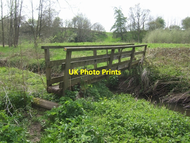 Photo 6"x4" Footbridge over the River Tern Market Drayton c2008