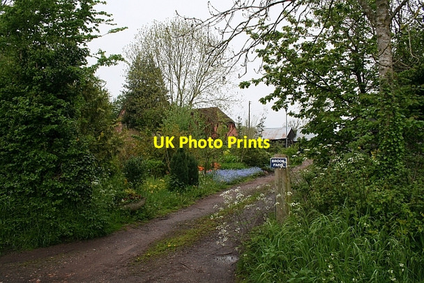 Photo 6"x4" Entrance to Brook Farm Longdon\/SO8336 c2008