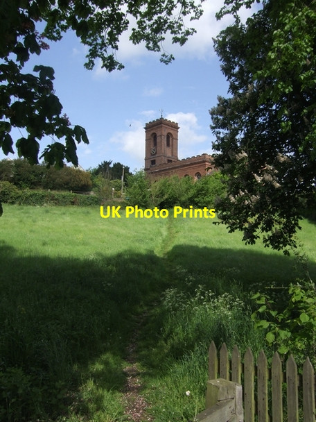 Photo 6"x4" Footpath to St John's, Wolverley Drakelow c2008