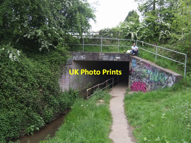 Photo 6"x4" River Stour passing under the Halesowen Bypass Halesowen c2008