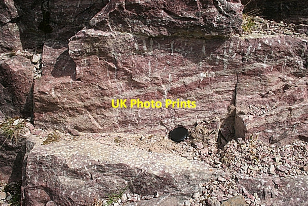 Photo 6"x4" Pipe Rock Inchnadamph c2008