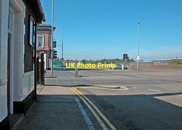 Photo 6"x4" Road junction Chester c2004