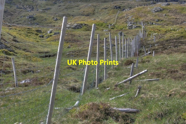 Photo 6"x4" Deer Fence, Coire Chlach Sr\u00f2n nam F\u00f2rsairean c2008