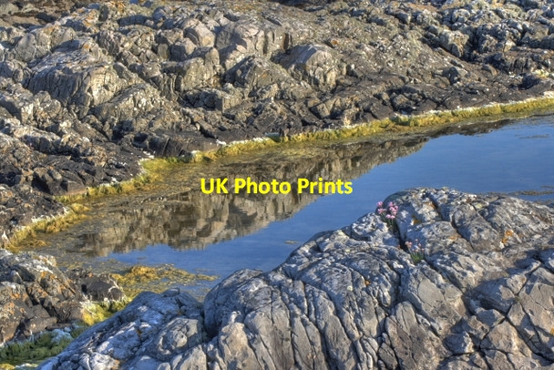 Photo 6"x4" Rock Pool, Port B\u00c3\u00a0n Bunacaimb c2008