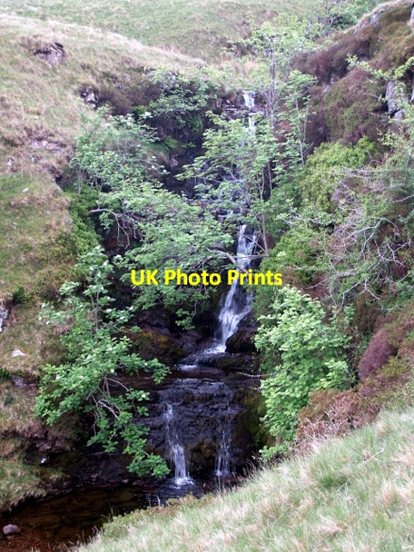 Photo 6"x4" Small waterfall, Nant y Llyn Glyntawe c2008