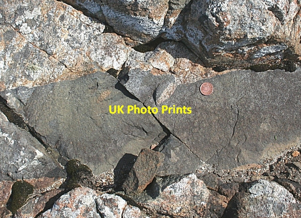 Photo 6"x4" Detail of a Scourie Dyke Scourie c2008