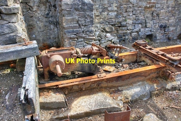 Photo 6"x4" Equipment Remains, Old Gang Lead Smelting Mills Blades\/SD9898 c2008 P2